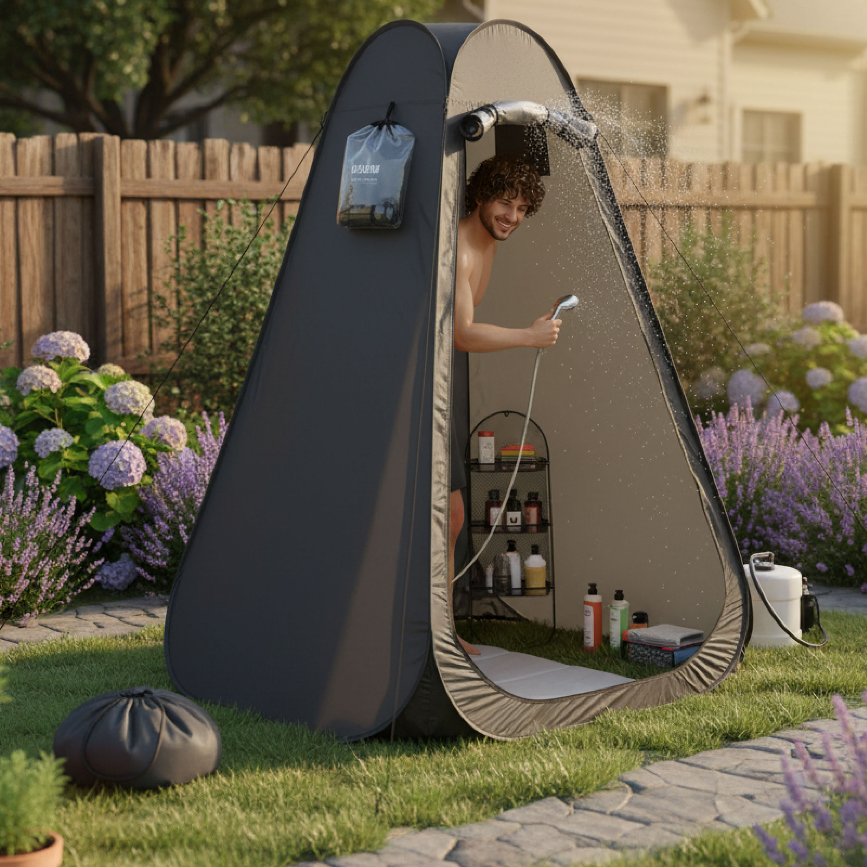 Portable Camp Toilet - Portable Pop-Up Privacy Tent Outdoor Shower