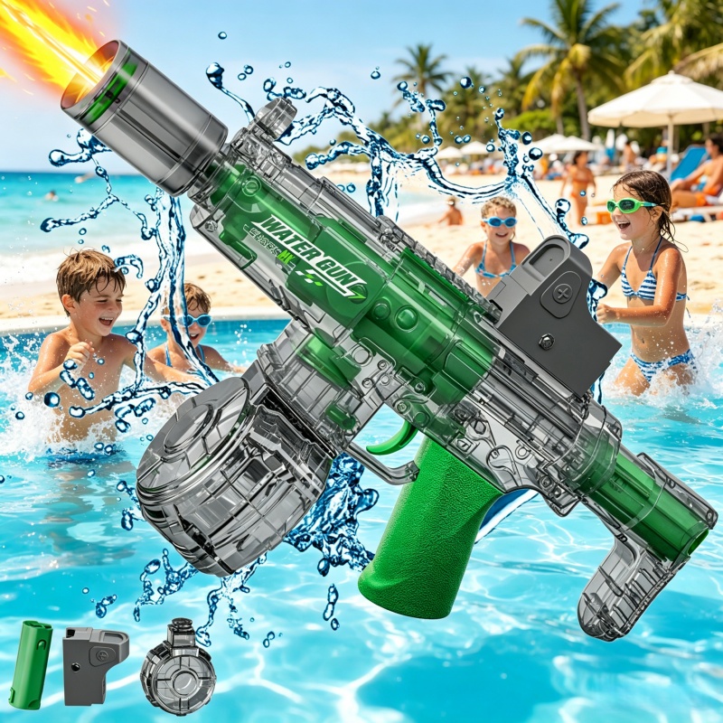 Outdoor Camping Games For Kids - MP5 Continuous Firing Children Electric Water