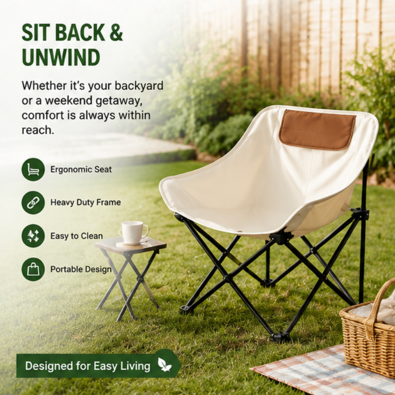 Outdoor Camping Hammock Chair - Compact Foldable Ultra Light Camping Portable