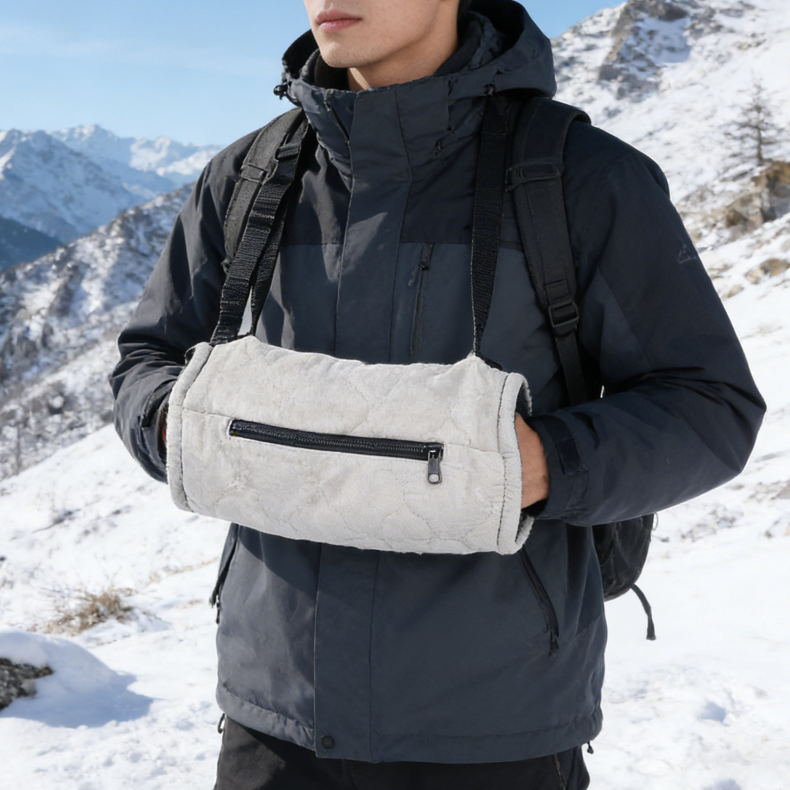 Outdoor Camping Gear - Football Hand Warmer Pouch Thick Warm