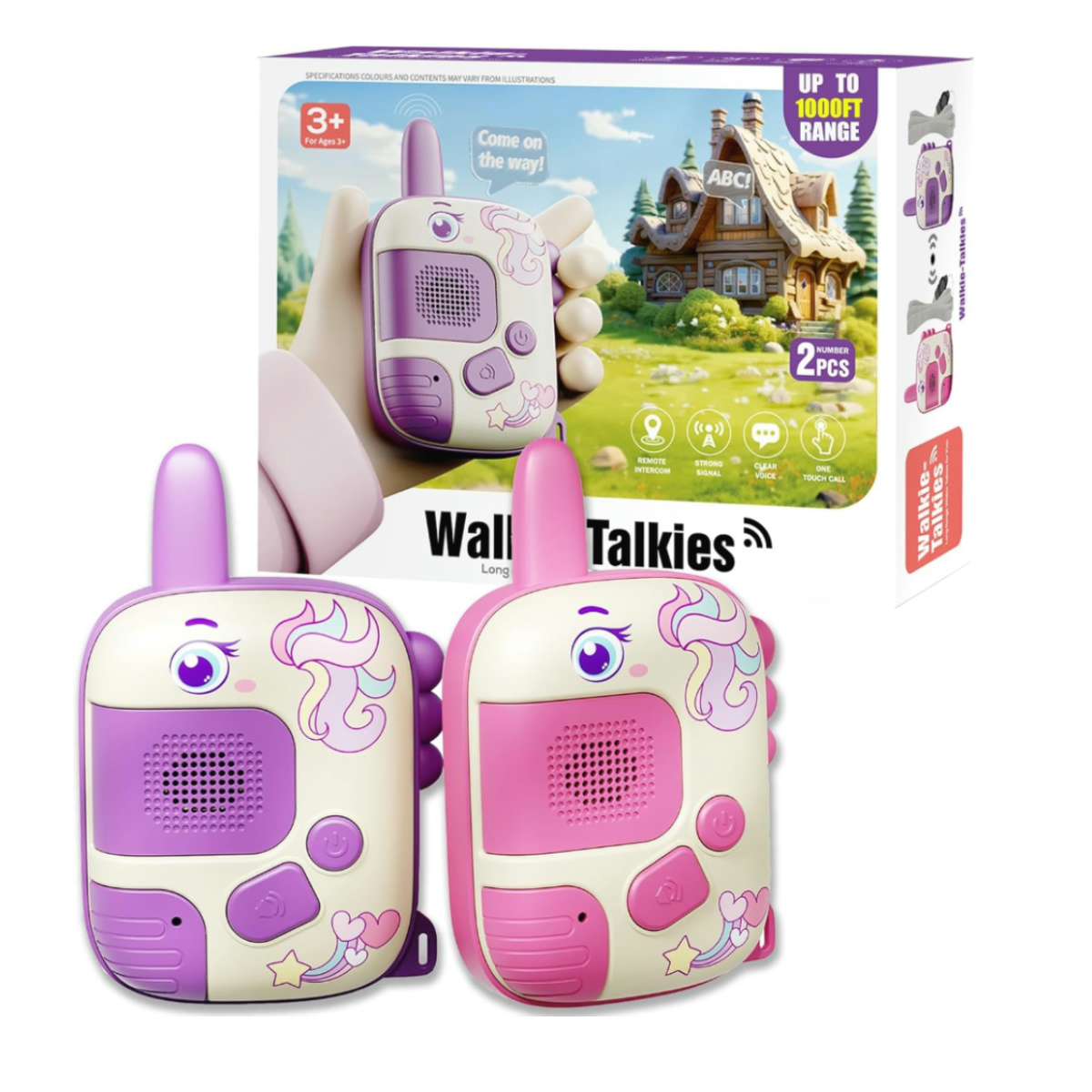 Outdoor Camping Activities For Kids - 2PCS Walkie Talkie Toys for Kids,