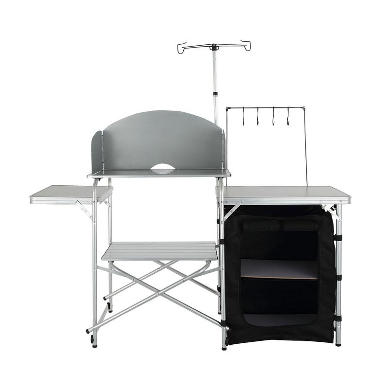 Camping Kitchen Table, Folding - مراجعة Outdoor Camping Kitchen Setup وسعره