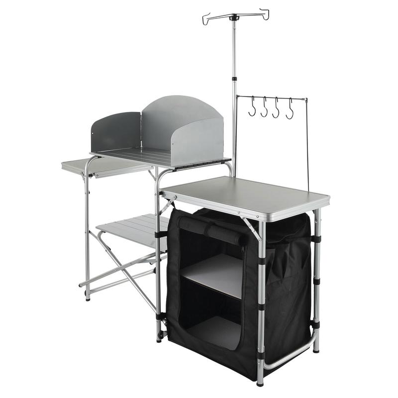 Camping Kitchen Table, Folding - مراجعة Outdoor Camping Kitchen Setup وسعره