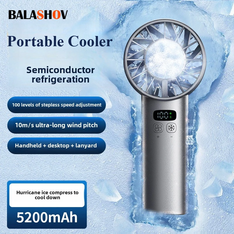 Ice compress high-speed coolin - مراجعة Outdoor Camping Fans وسعره