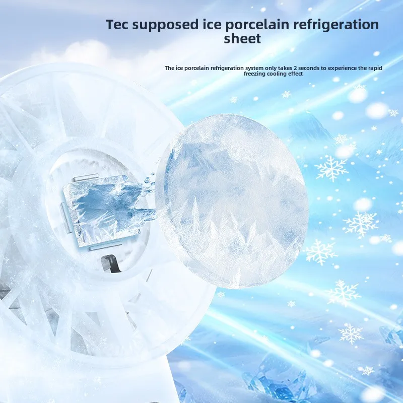 Ice compress high-speed coolin - مراجعة Outdoor Camping Fans وسعره