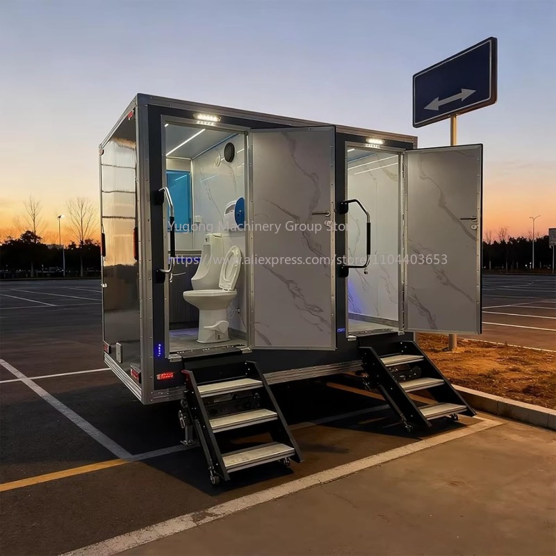 Portable Restroom Trailer Luxu - مراجعة Portable Camp Toilet وسعره