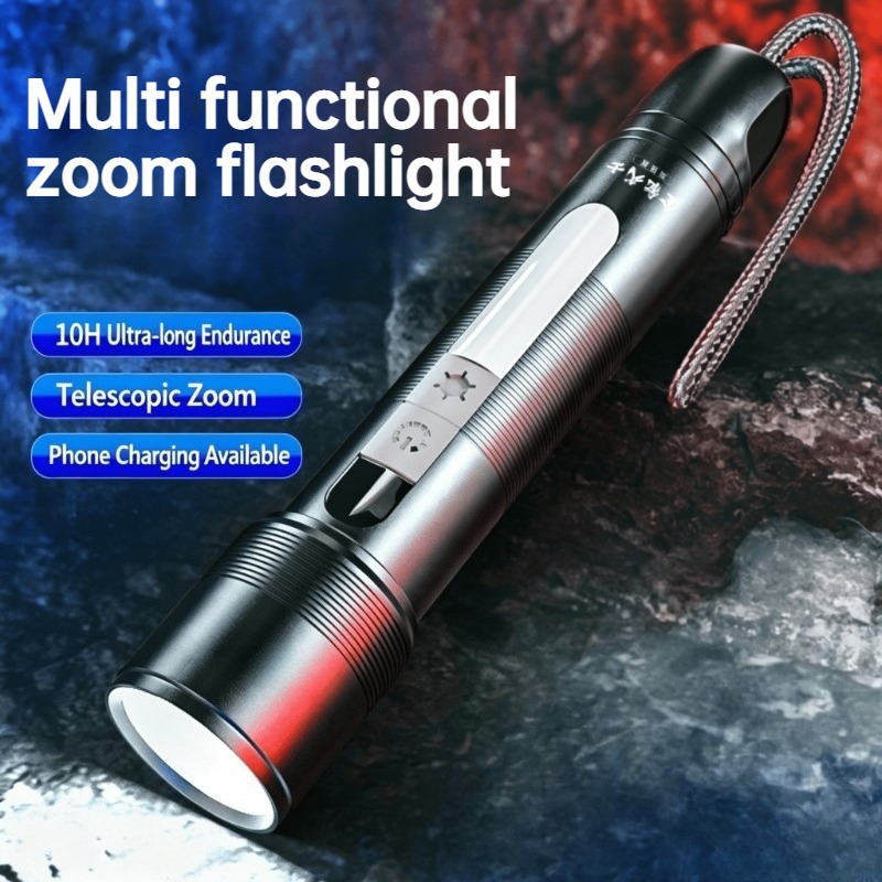 Multi Functional LED Flashligh - مراجعة Outdoor Camping Hiking وسعره