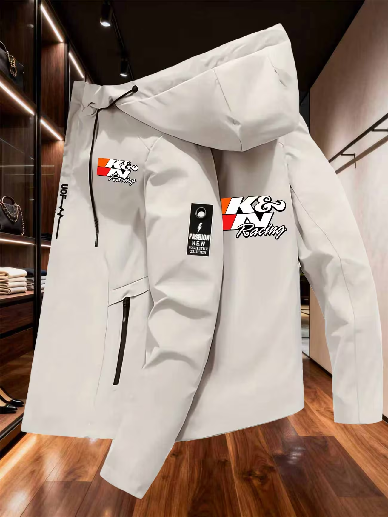 26 Men's Zip Hooded Jacket Wat - مراجعة Outdoor Camping Hiking وسعره
