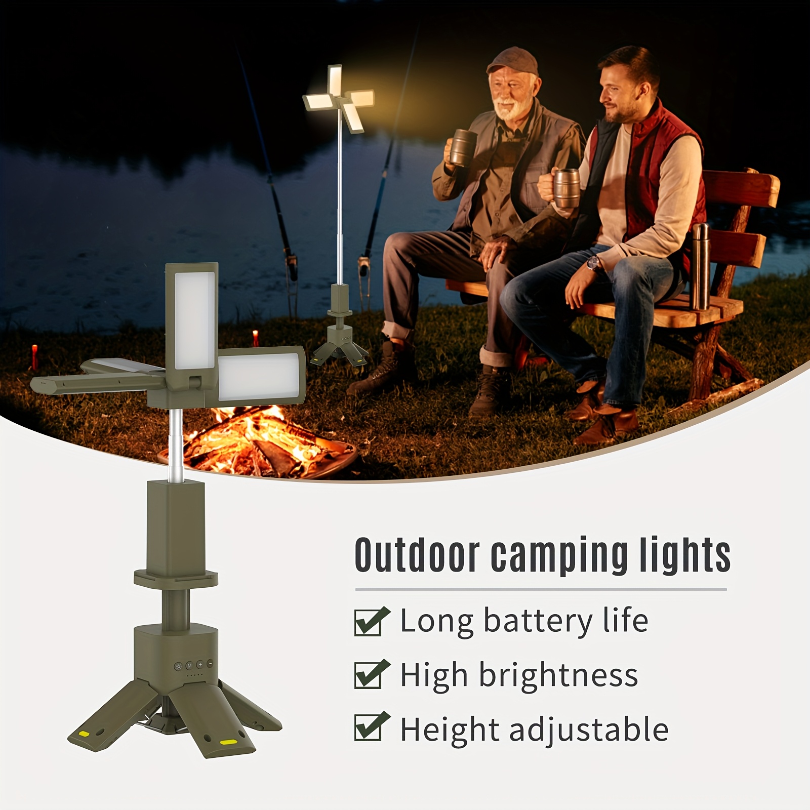 Camping Lantern, 14000mAh Rech - مراجعة Outdoor Camping Hiking وسعره