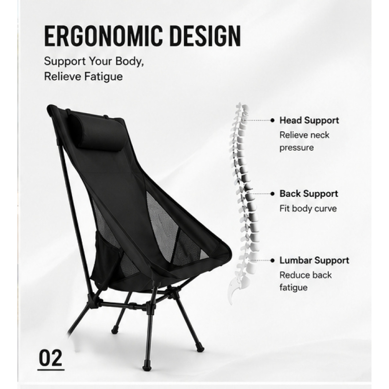 Folding Portable Camping Loung - مراجعة Outdoor Camping Hammock Chair وسعره