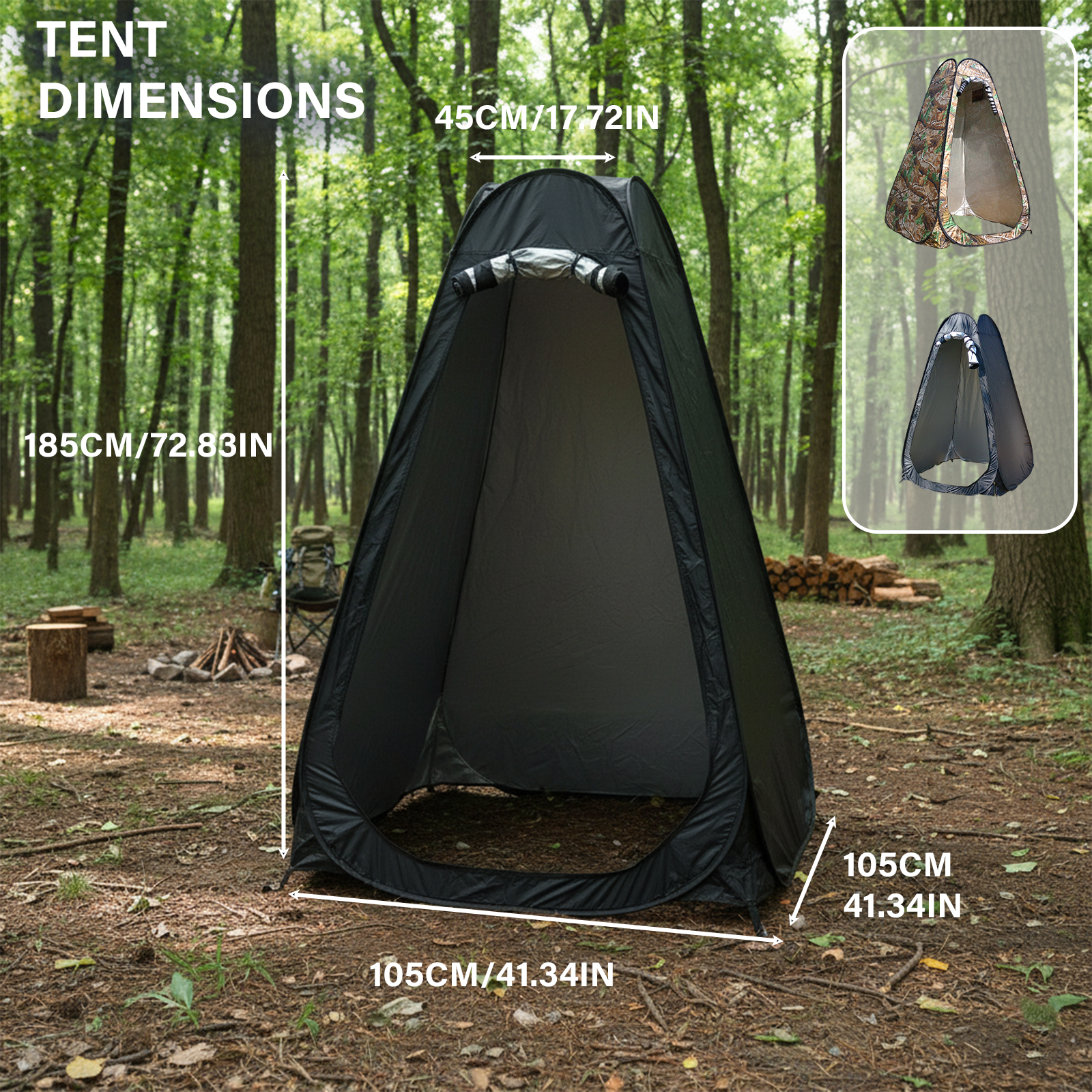 Portable Pop-Up Privacy Tent O - مراجعة Outdoor Camping Bathroom وسعره