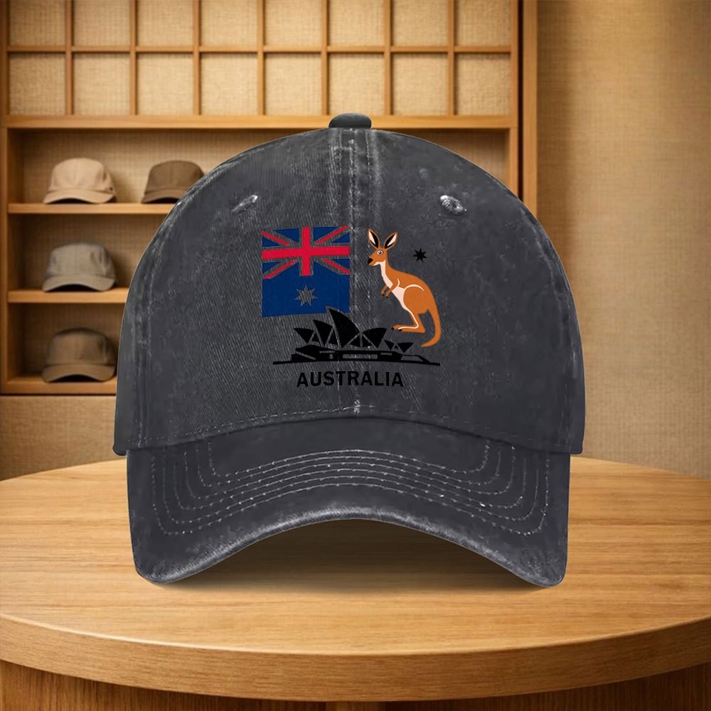 Australia Flag Kangaroo Baseba - مراجعة Outdoor Camping Australia وسعره