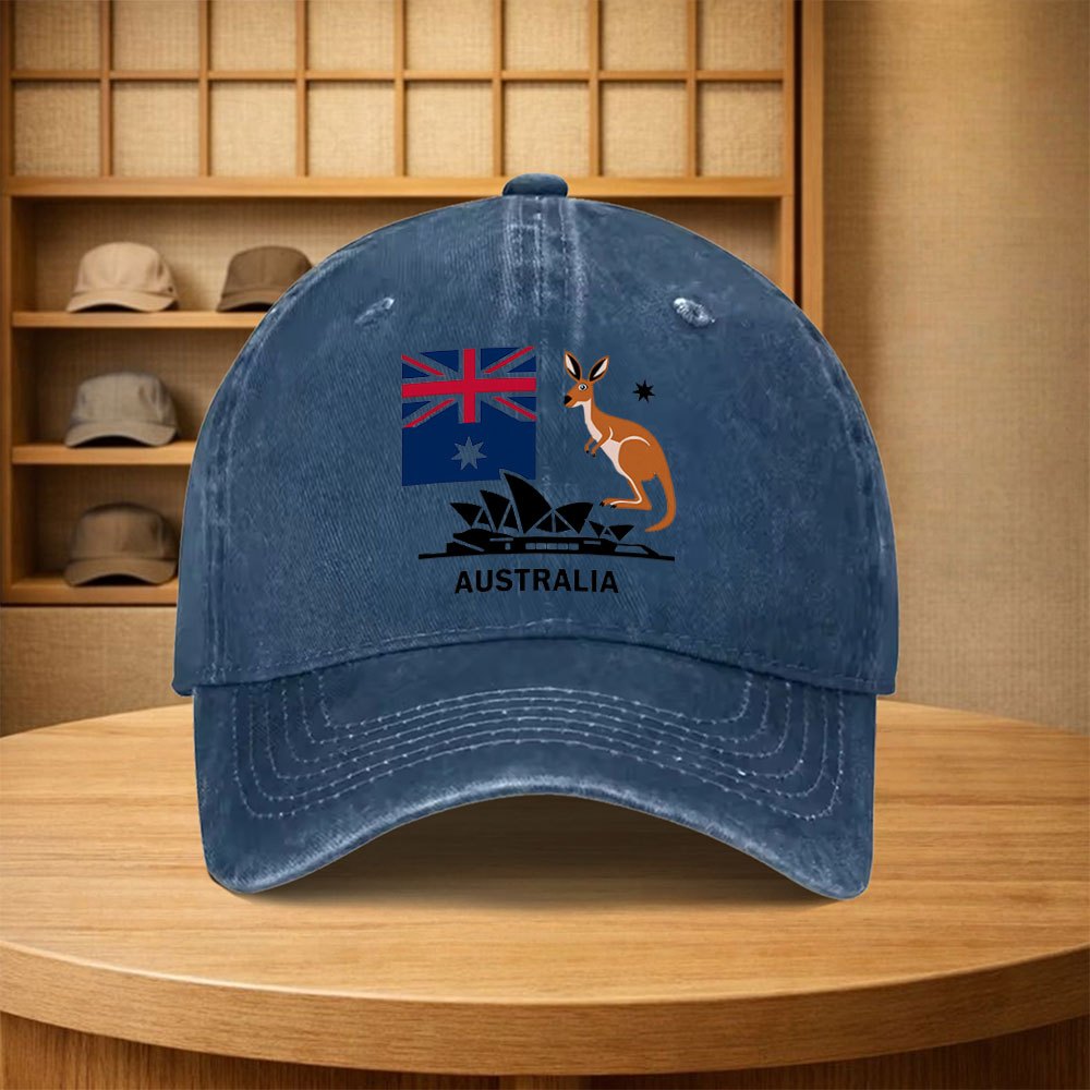 Australia Flag Kangaroo Baseba - مراجعة Outdoor Camping Australia وسعره