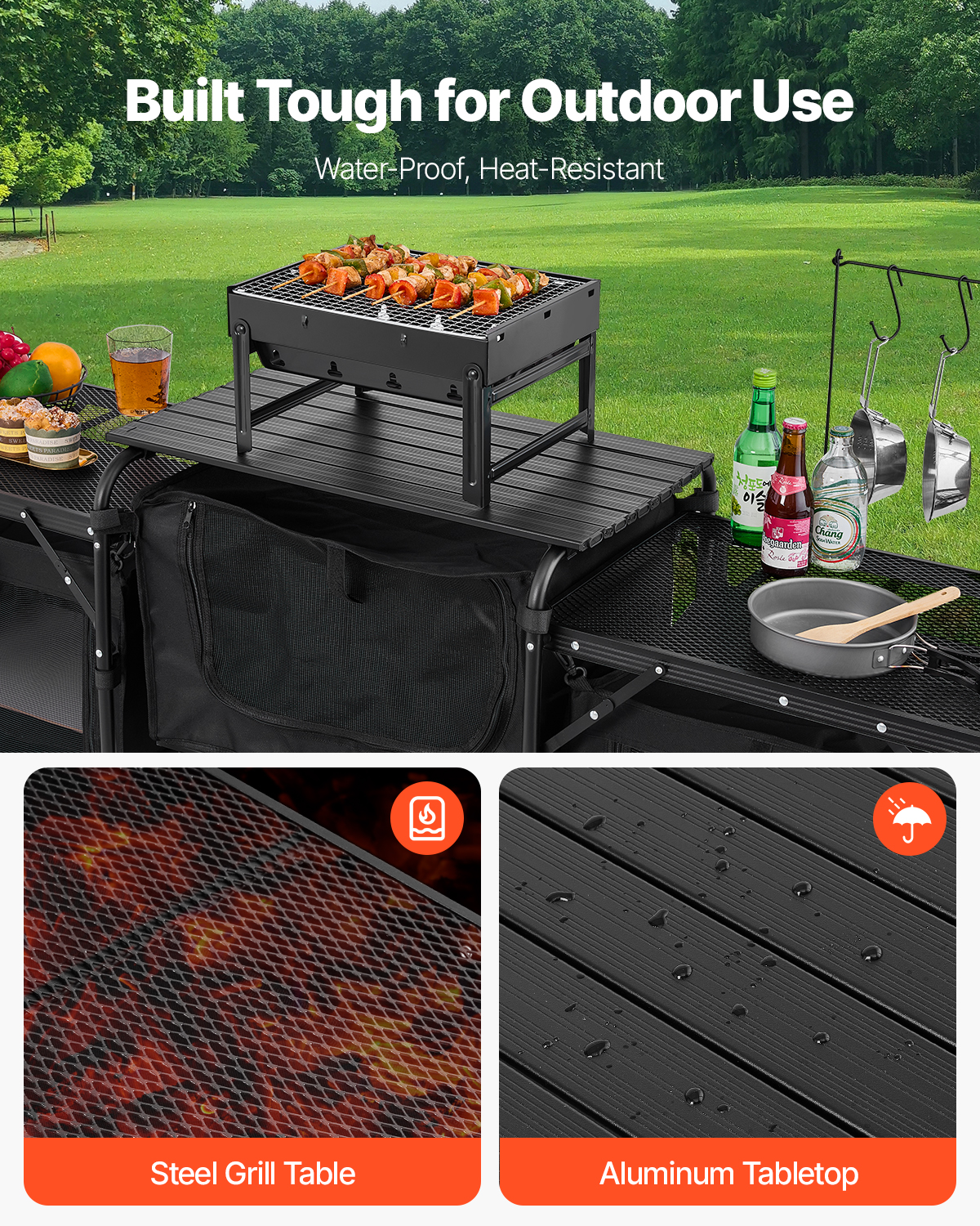 SucceBuy Camping Kitchen Table - مراجعة Outdoor Camping Kitchen Setup وسعره