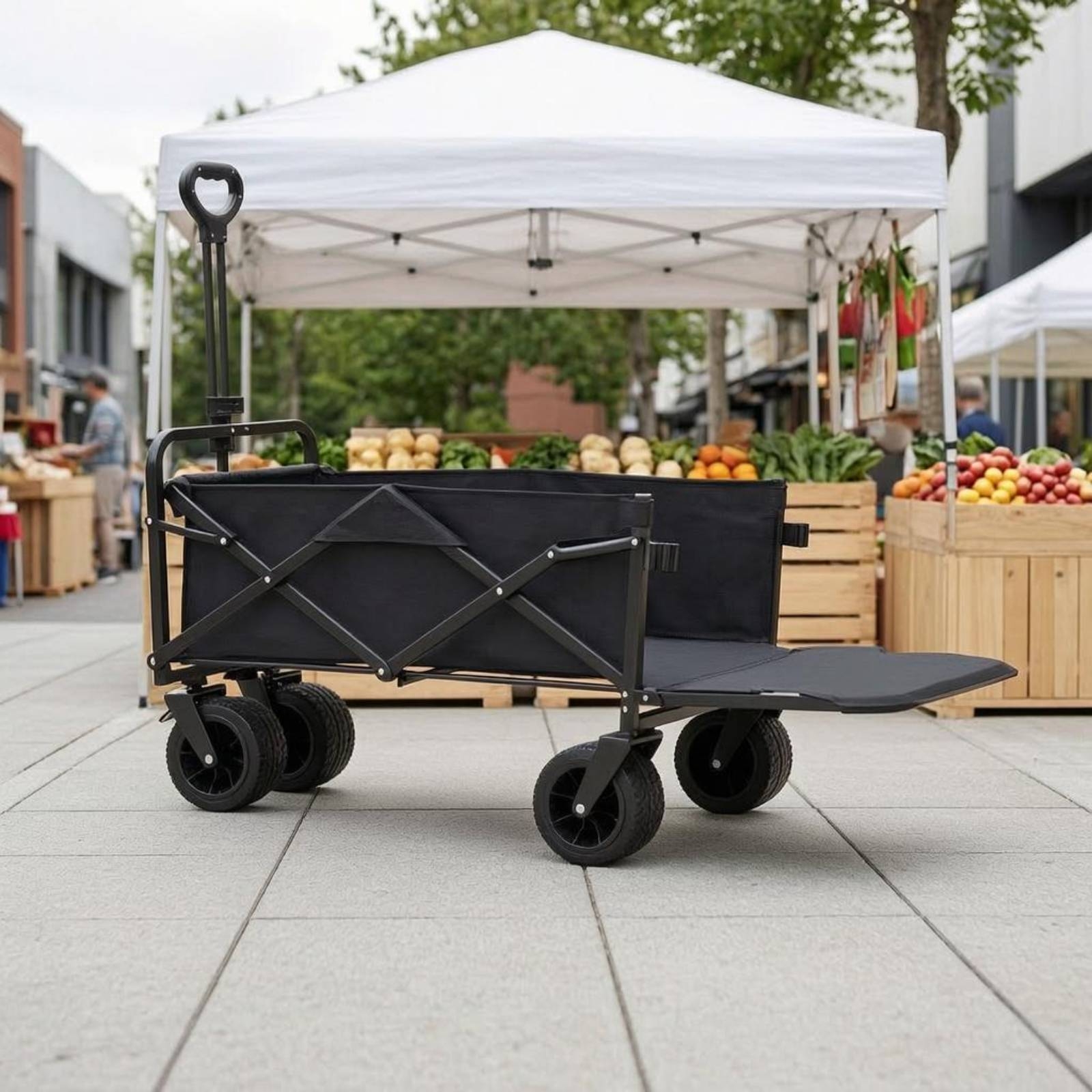 Foldable Camping Wagon Steel F - مراجعة Jinli Outdoor Camping وسعره
