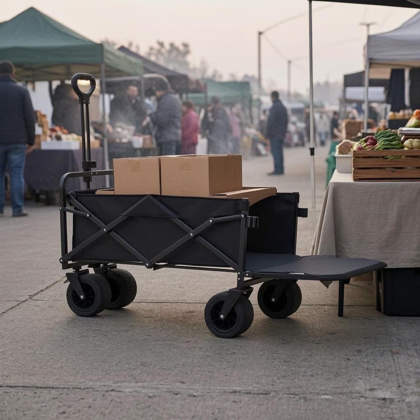 Foldable Camping Wagon Steel F - مراجعة Jinli Outdoor Camping وسعره