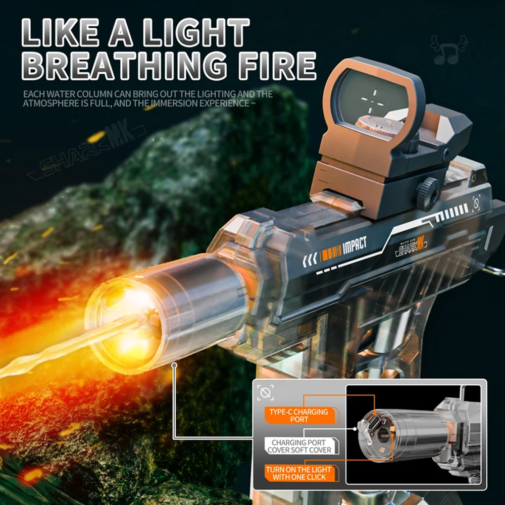 UZI Electric Water Gun with Li - مراجعة Outdoor Camping Games For Kids وسعره