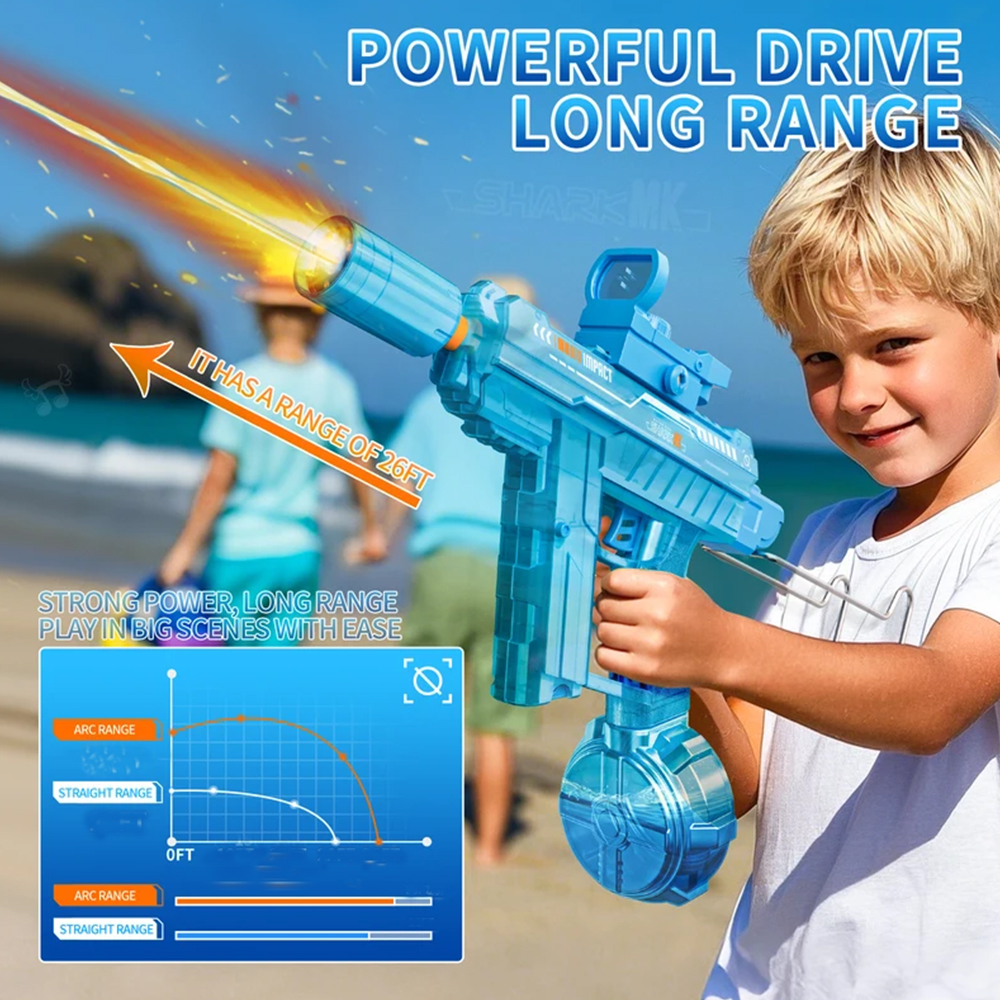 UZI Electric Water Gun with Li - مراجعة Outdoor Camping Games For Kids وسعره