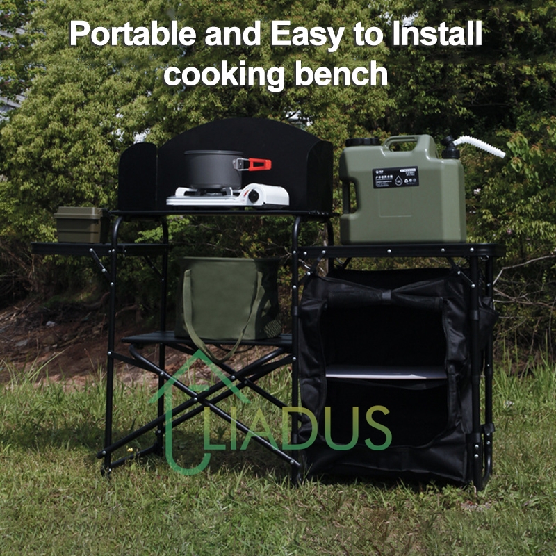 Foldable Portable Outdoor Stov - مراجعة Outdoor Camping Kitchen Setup وسعره