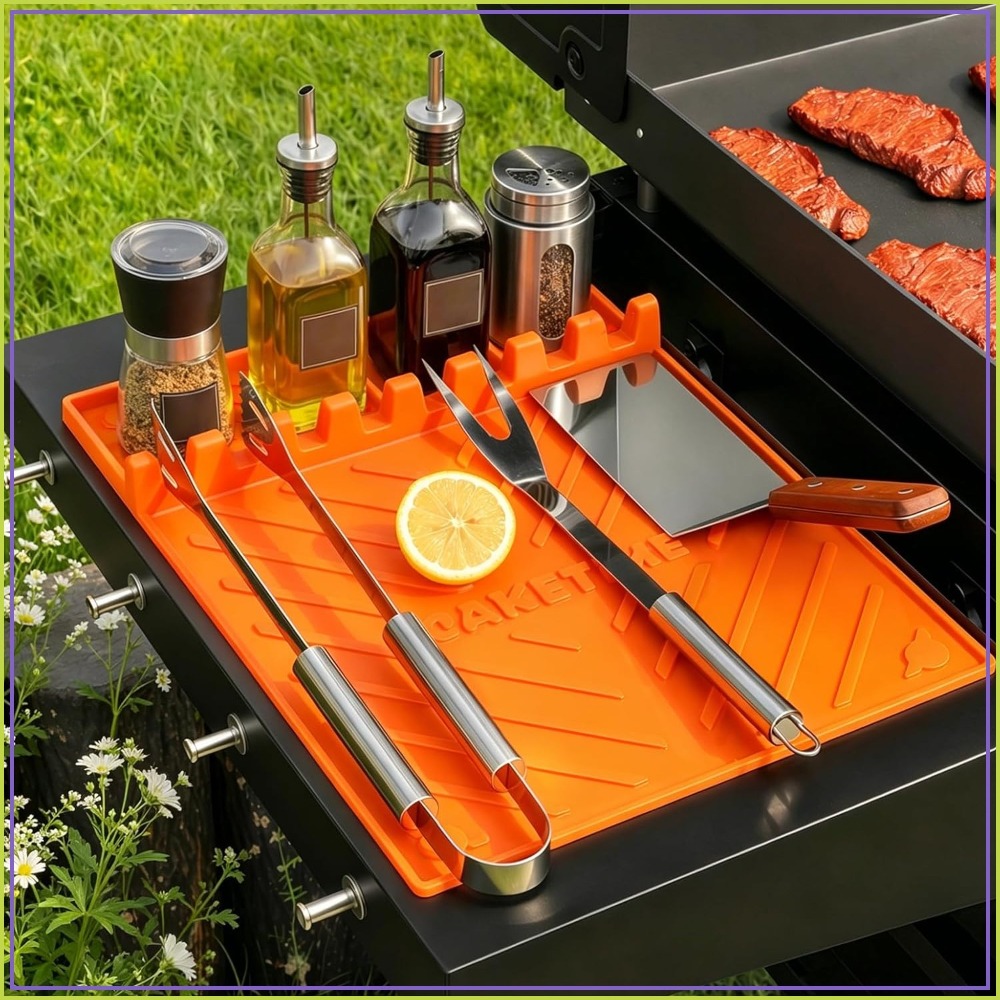 Silicone Grill Mats for Blacks - مراجعة Outdoor Camping Kitchen وسعره