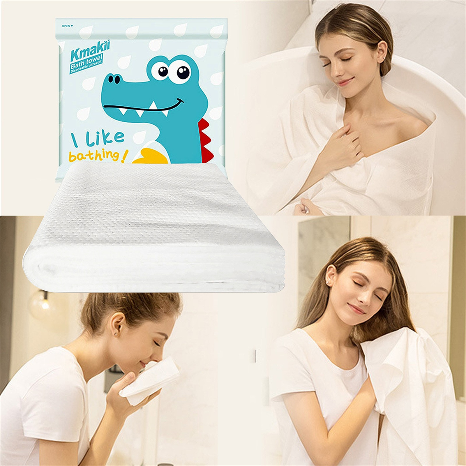 Disposable Thick Bath Towels H - مراجعة Outdoor Camping Bathroom وسعره