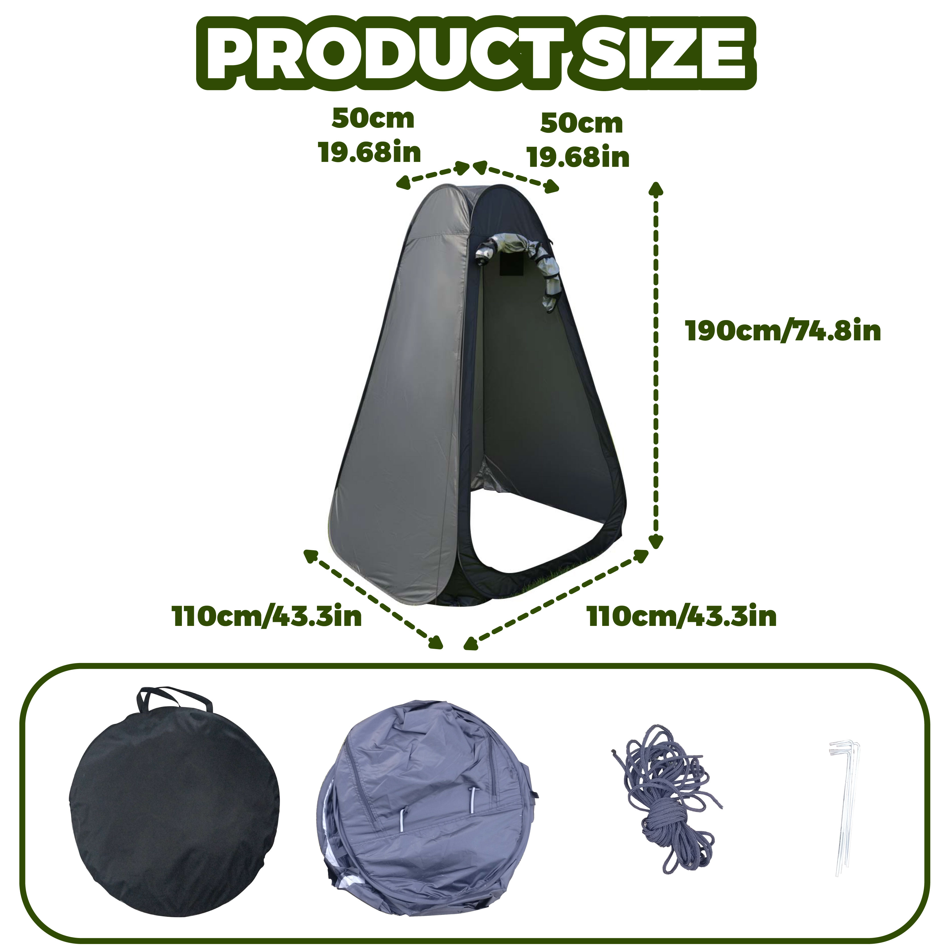 Portable Pop-Up Privacy Tent O - مراجعة Portable Camp Toilet وسعره
