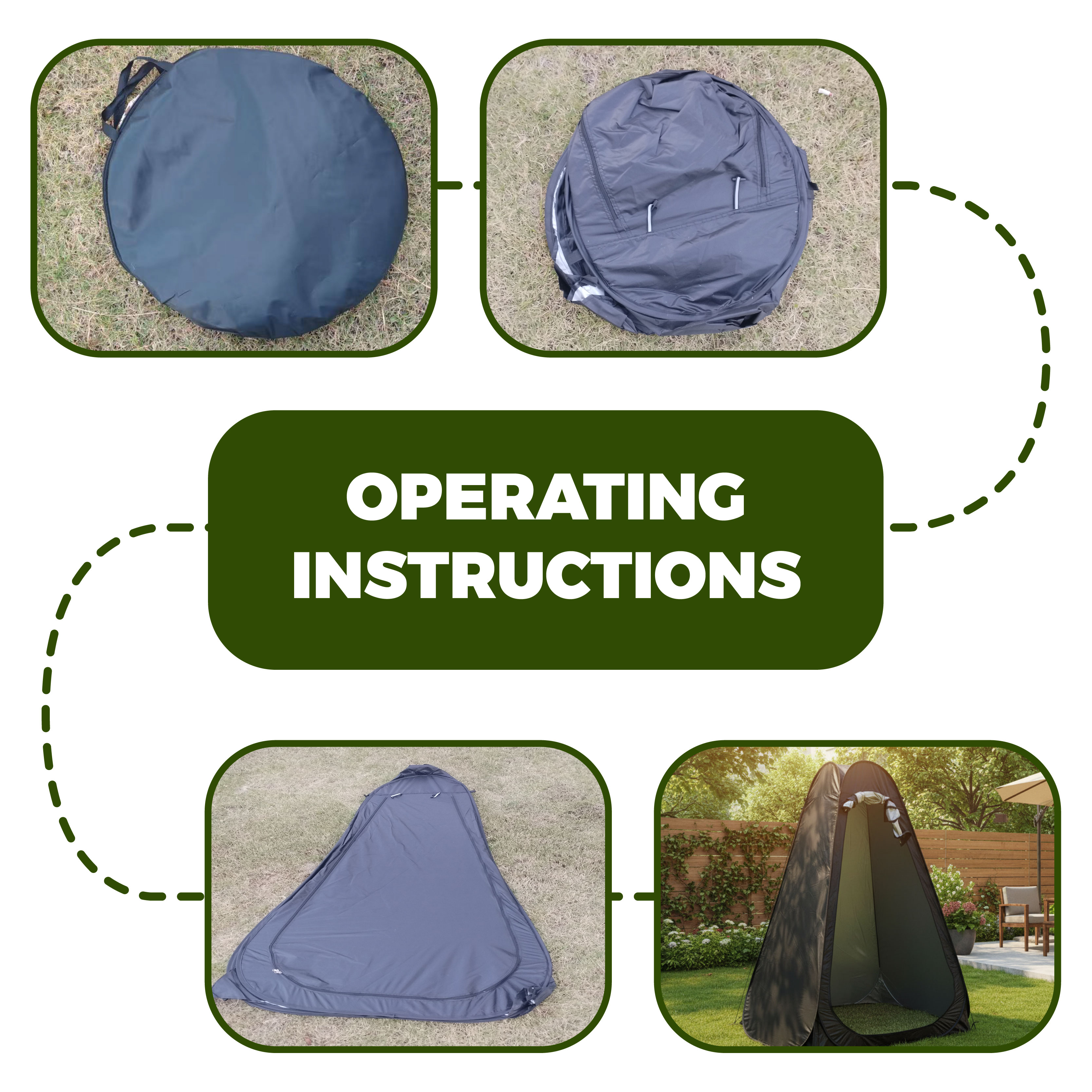 Portable Pop-Up Privacy Tent O - مراجعة Portable Camp Toilet وسعره