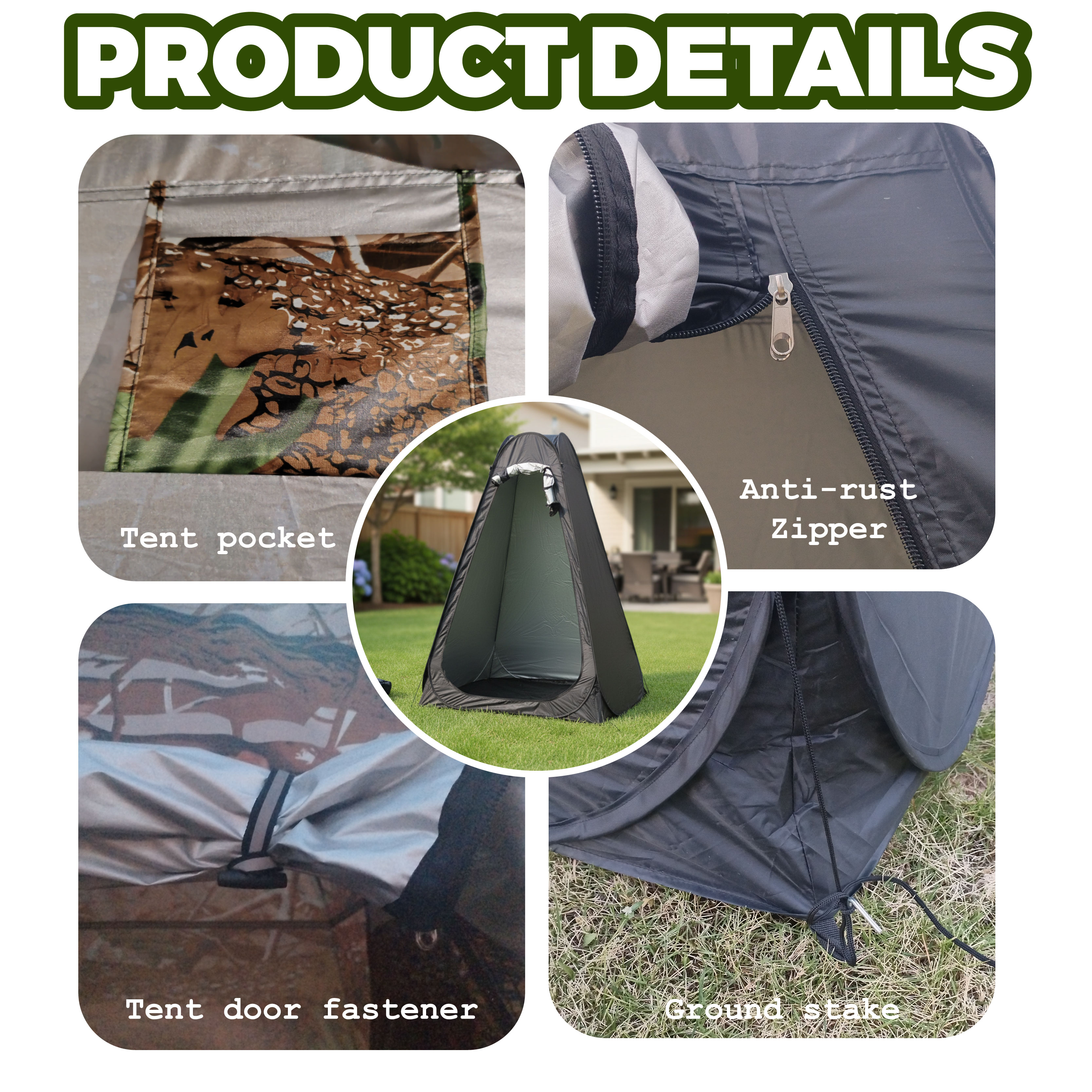 Portable Pop-Up Privacy Tent O - مراجعة Portable Camp Toilet وسعره