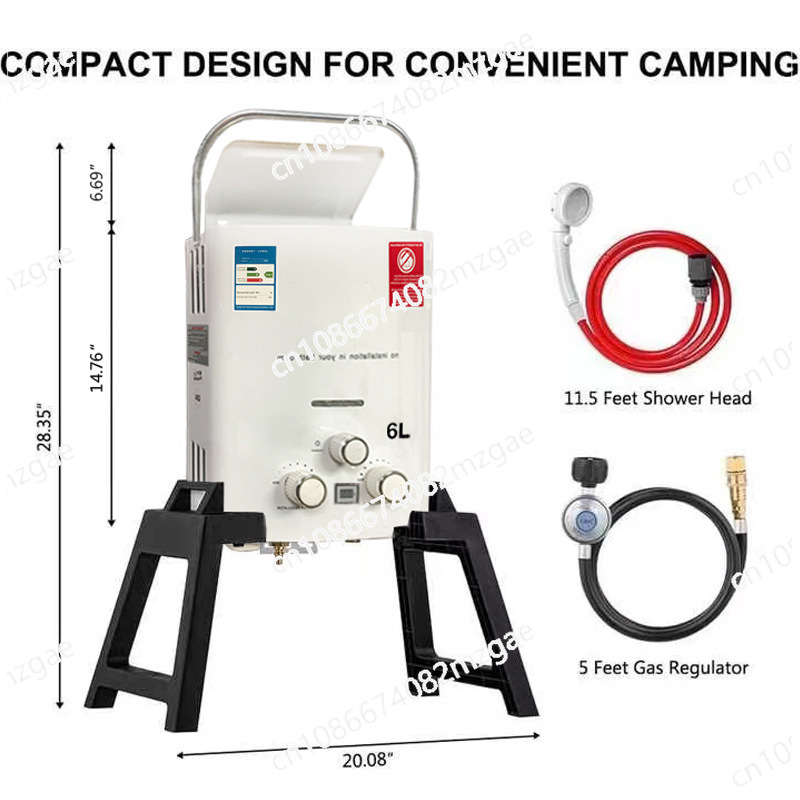 New Tankless Water Heater Outd - مراجعة Outdoor Camping Hot Water Heater وسعره