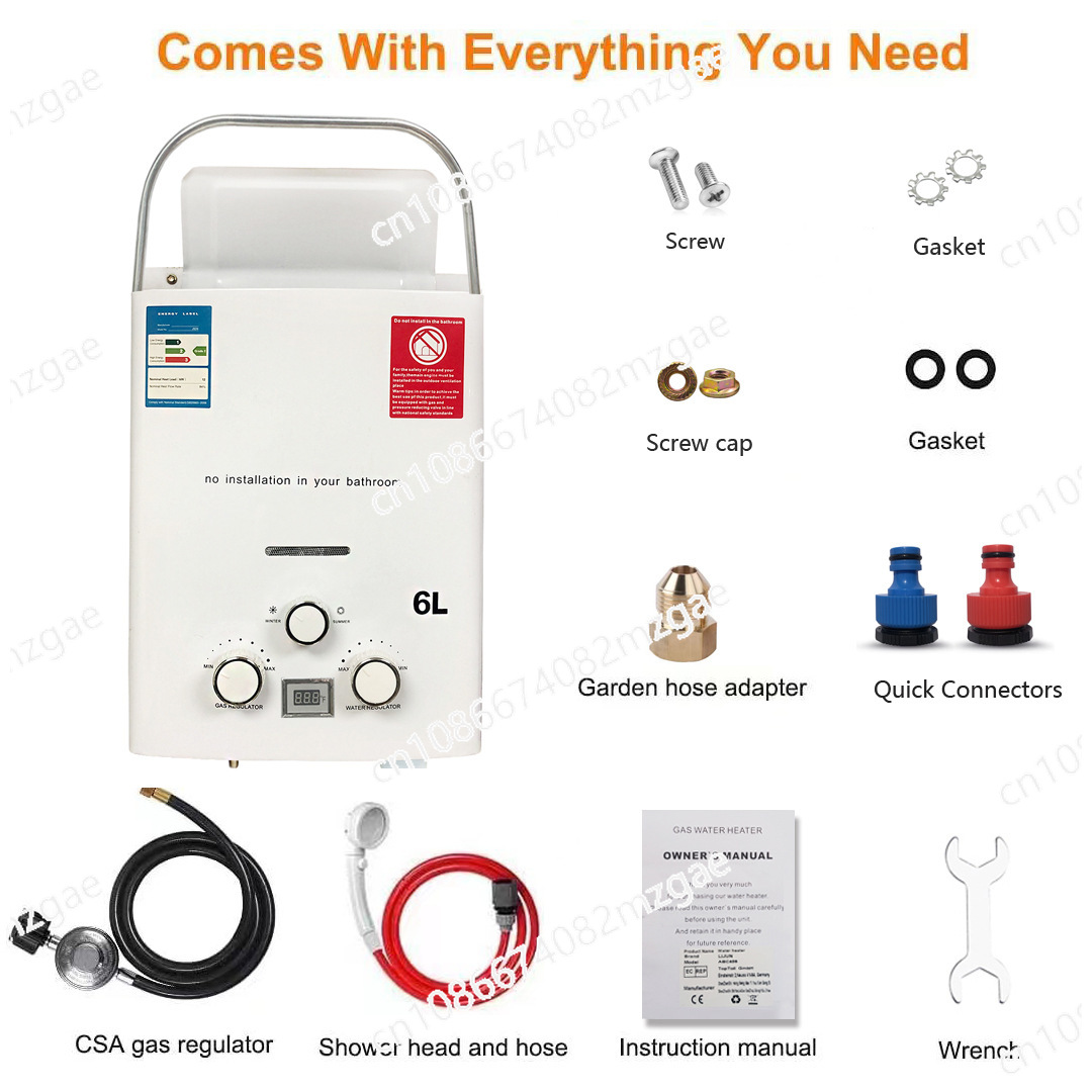 New Tankless Water Heater Outd - مراجعة Outdoor Camping Hot Water Heater وسعره