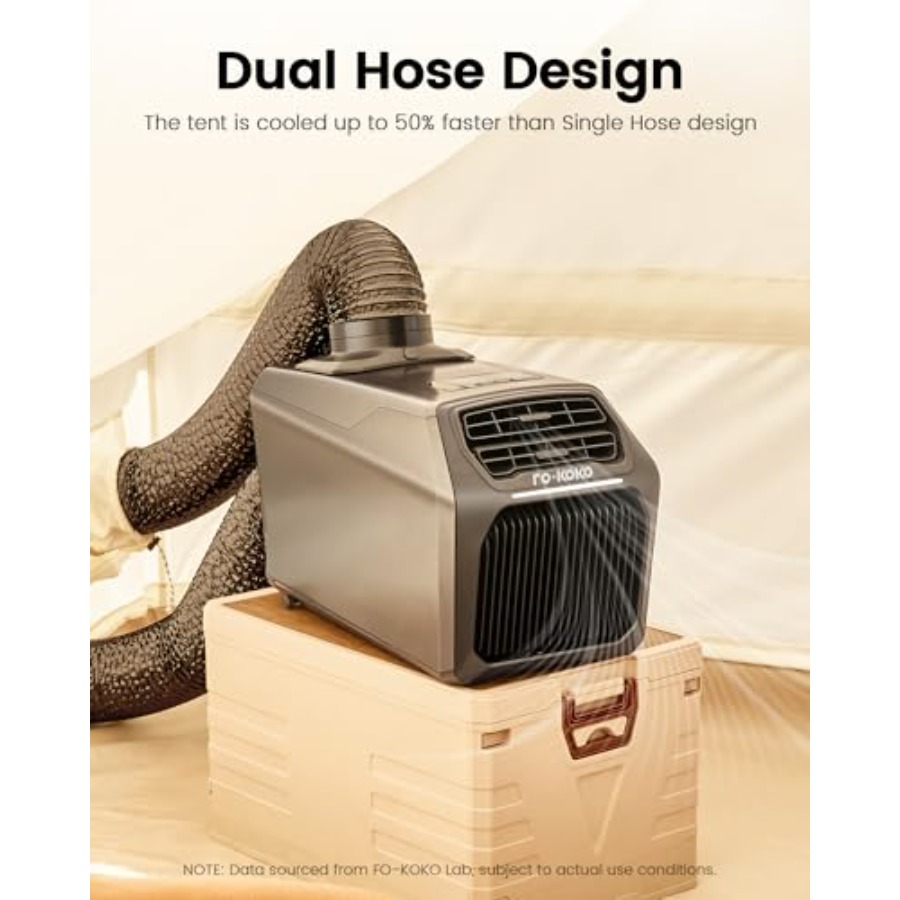 Portable Camping AC Heater: Du - مراجعة Outdoor Camping Heater For Tent وسعره