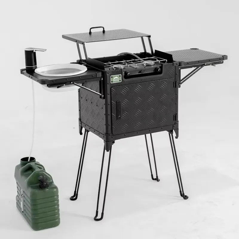 Deluxe Family Camping Kitchen  - مراجعة Outdoor Camping Kitchen Setup وسعره