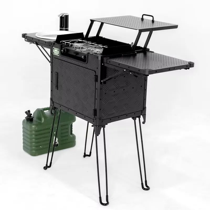 Deluxe Family Camping Kitchen  - مراجعة Outdoor Camping Kitchen Setup وسعره