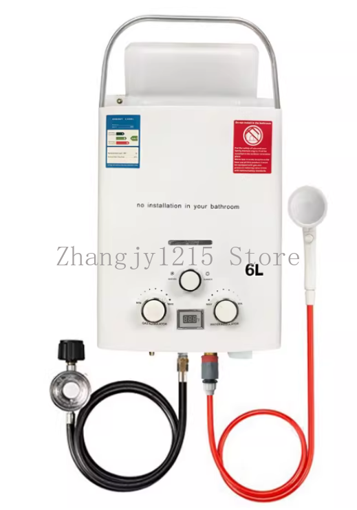 Propane LPG  Gas Tankless Wate - مراجعة Outdoor Camping Hot Water Heater وسعره