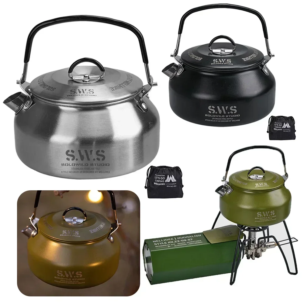 Stainless Steel Kettle 0.8L Po - مراجعة Outdoor Camping Items وسعره