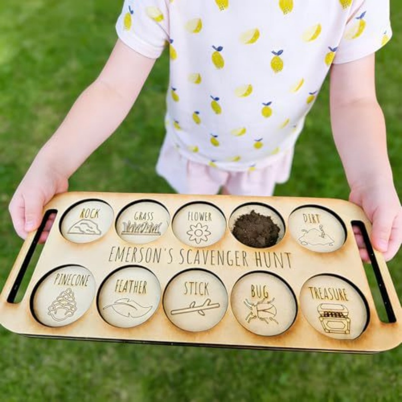 Portable Wooden Bug Scavenger  - مراجعة Outdoor Camping Activities For Kids وسعره