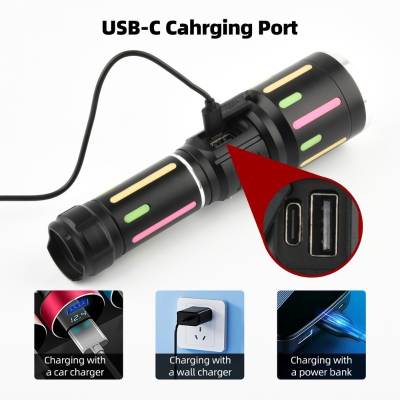 High Power White Light Fluores - مراجعة Outdoor Camping Hiking وسعره