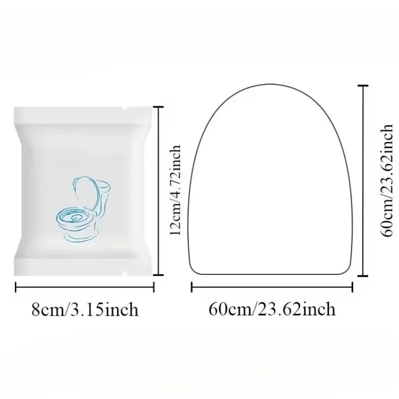 50/20/10pcs Portable Disposabl - مراجعة Portable Camp Toilet وسعره