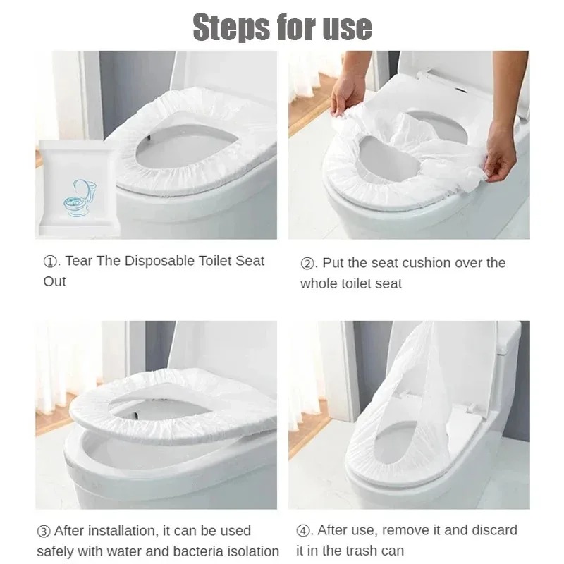 50/20/10pcs Portable Disposabl - مراجعة Portable Camp Toilet وسعره