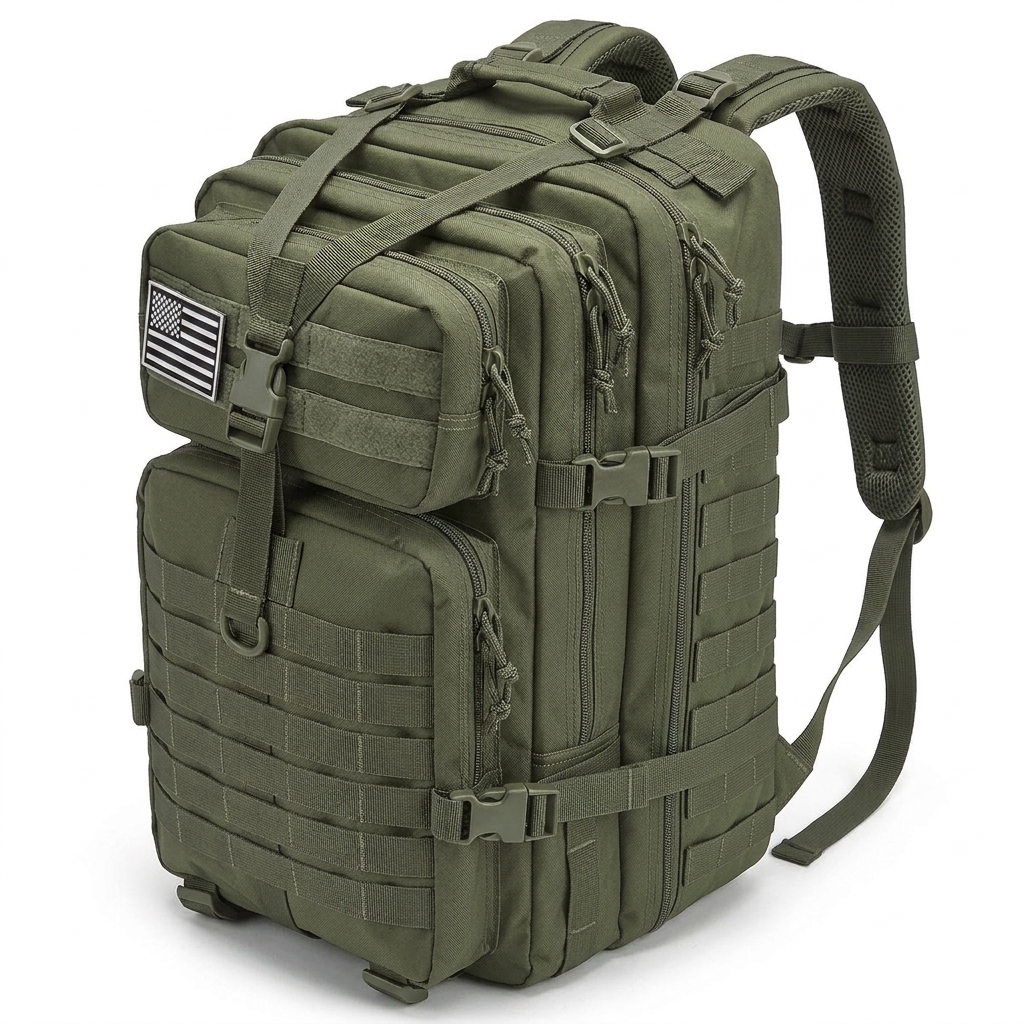 45L Tactical Hunting Backpack  - مراجعة Outdoor Camping Hiking وسعره