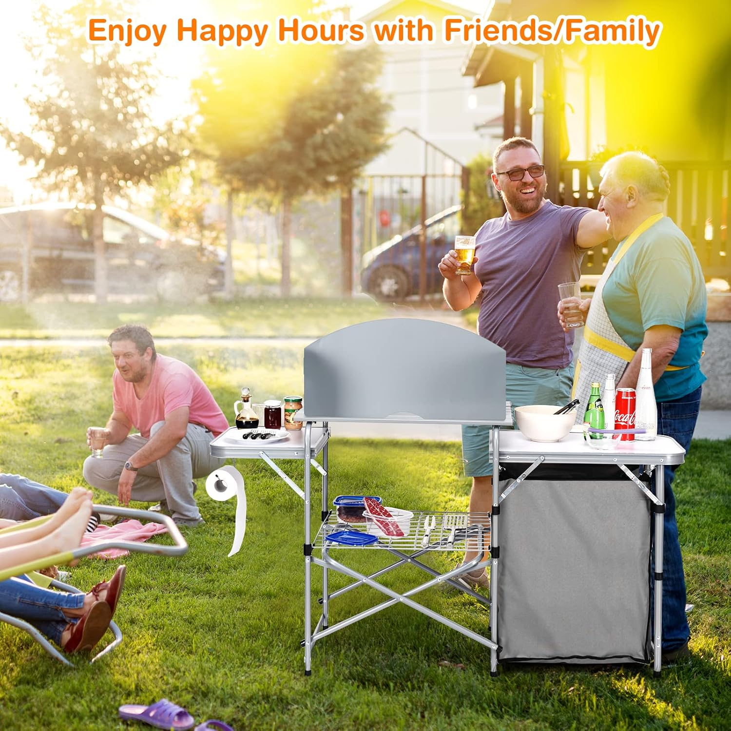 Folding Camping Kitchen Table  - مراجعة Outdoor Camping Kitchen Setup وسعره