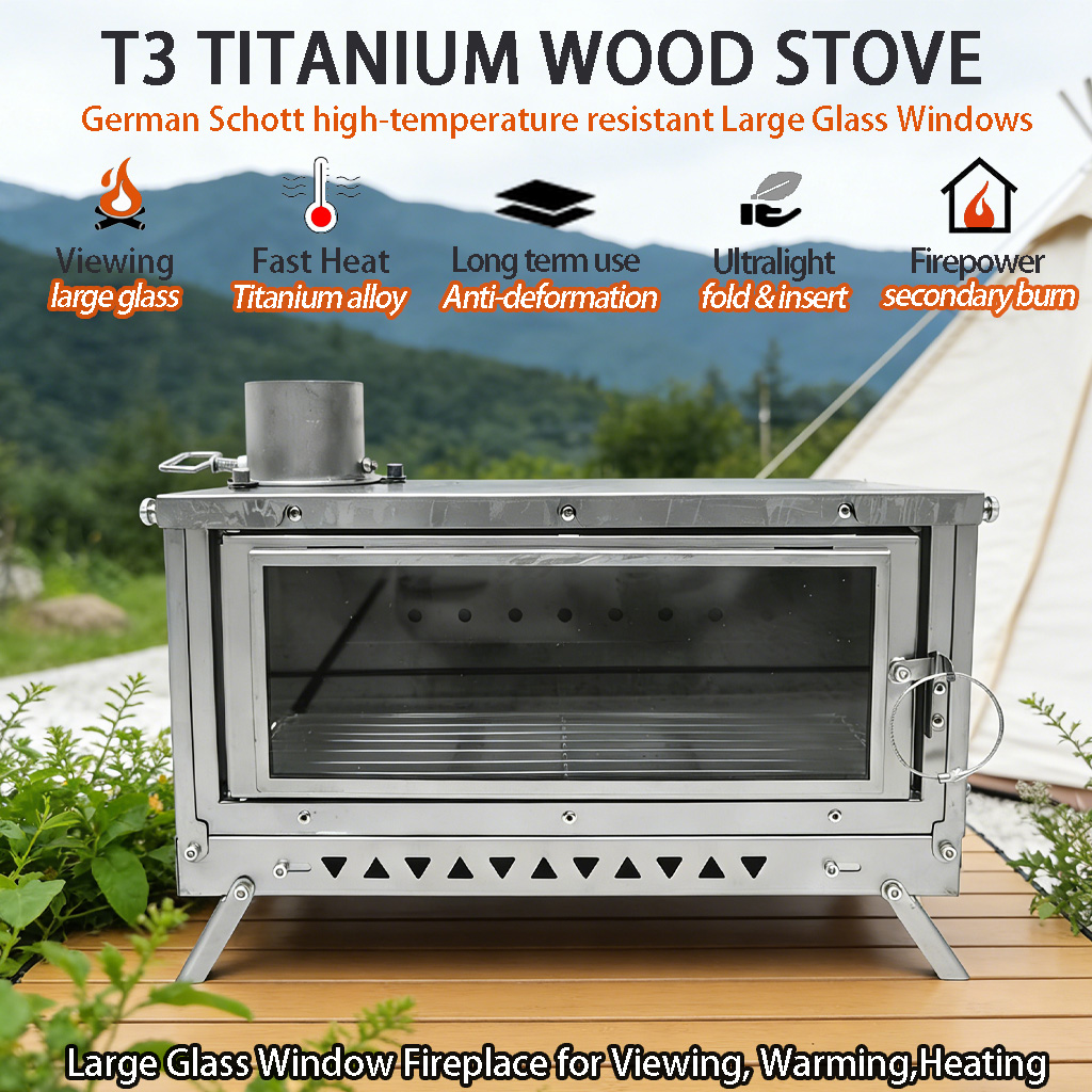 DANCHEL OUTDOOR T3 Titanium Al - مراجعة Outdoor Camping Heater For Tent وسعره