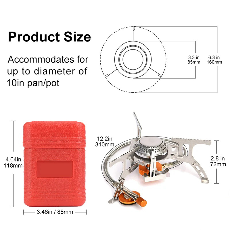 Camping Gas Stove Portable Fol - مراجعة Outdoor Camping Heater For Tent وسعره