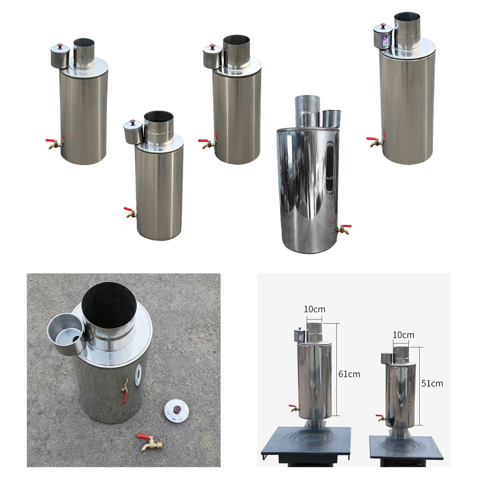 Camping Hot Tent Stoves Water  - مراجعة Outdoor Camping Hot Water Heater وسعره