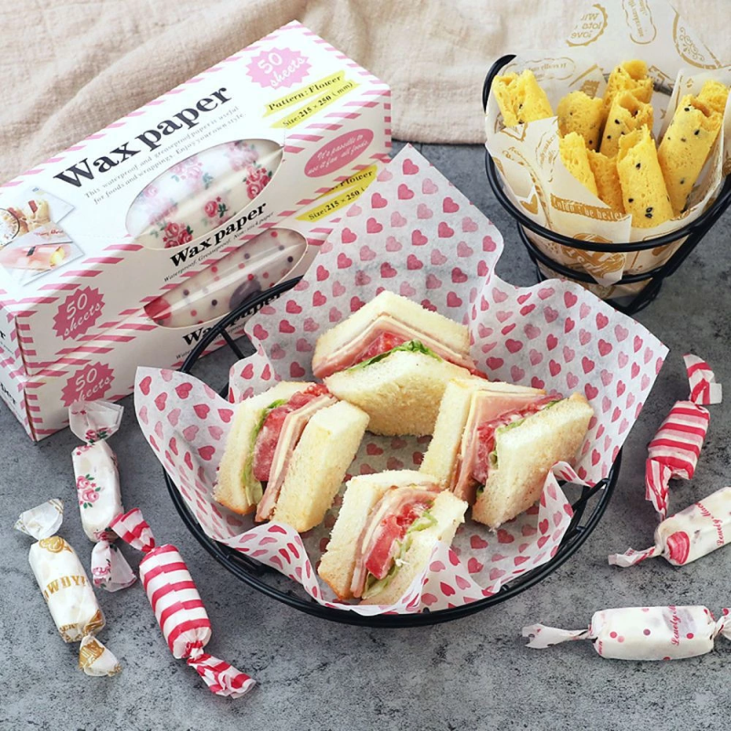 50pcs Food Grade Wax Paper Cam - مراجعة Outdoor Camping Kitchen وسعره
