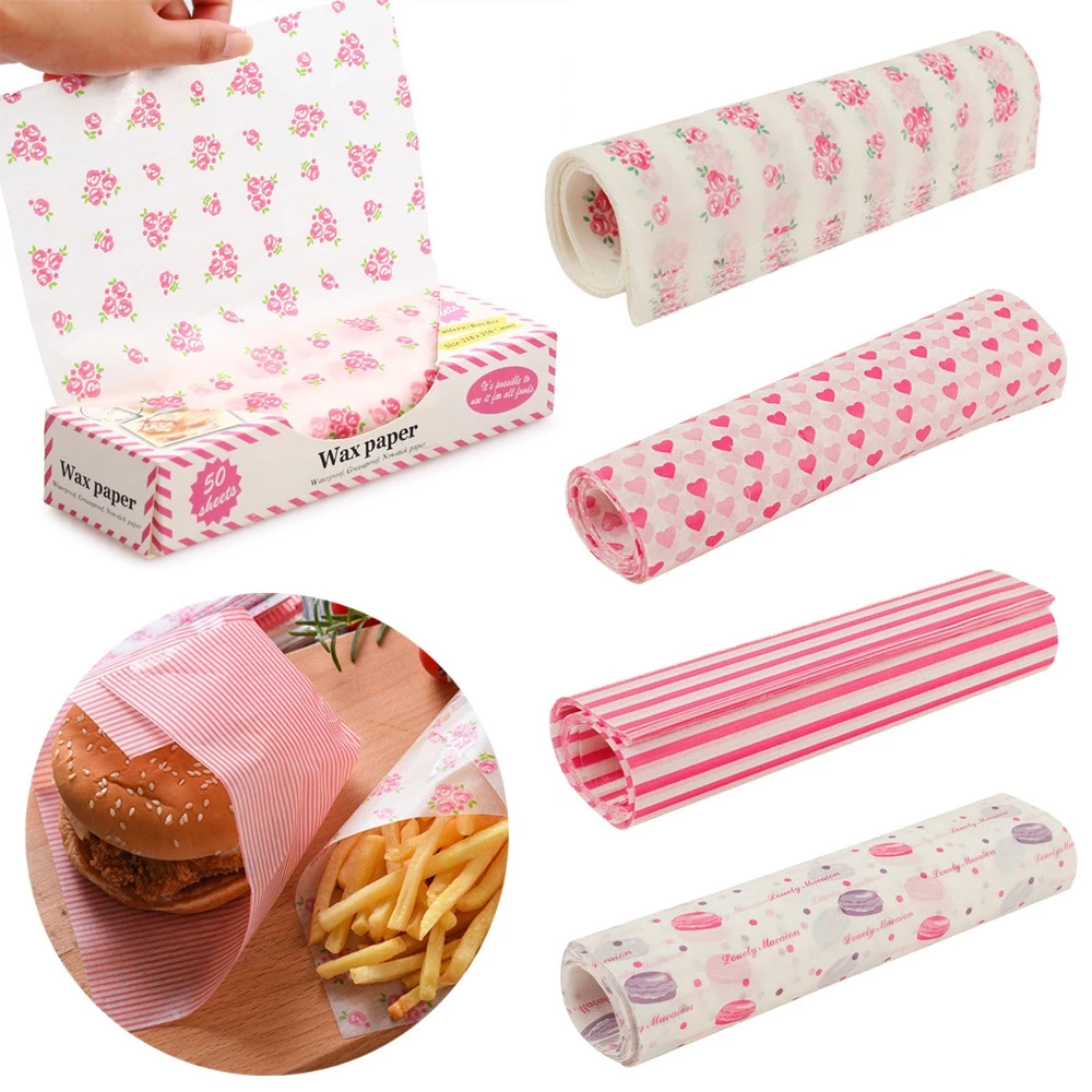50pcs Food Grade Wax Paper Cam - مراجعة Outdoor Camping Kitchen وسعره