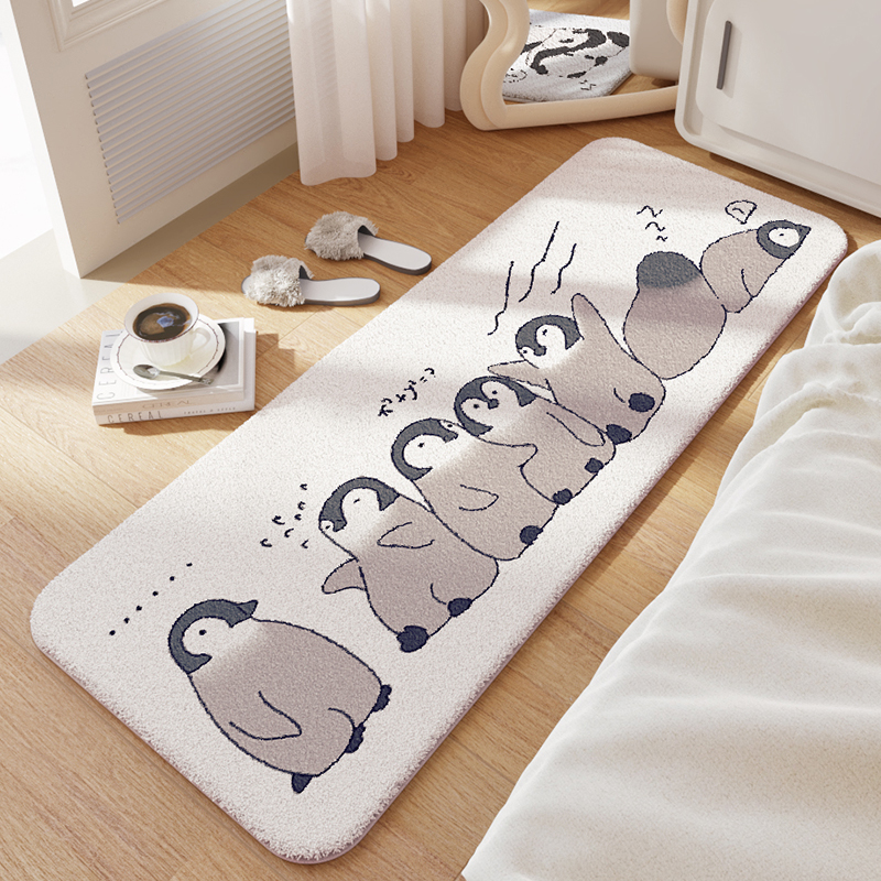 Cartoon Lamb Wool Rug Non-Slip - مراجعة Outdoor Camping Bathroom وسعره