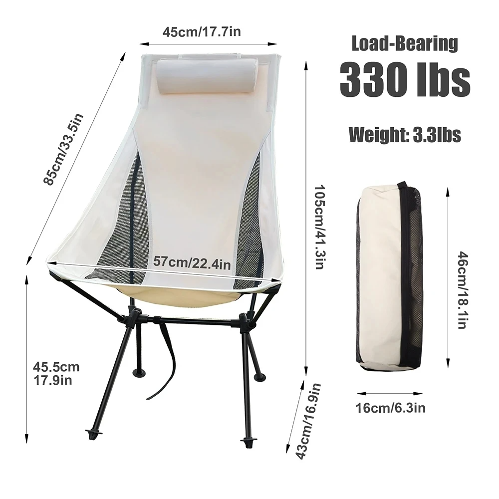 Ultralight Aluminum Alloy Fold - مراجعة Outdoor Camping Hammock Chair وسعره