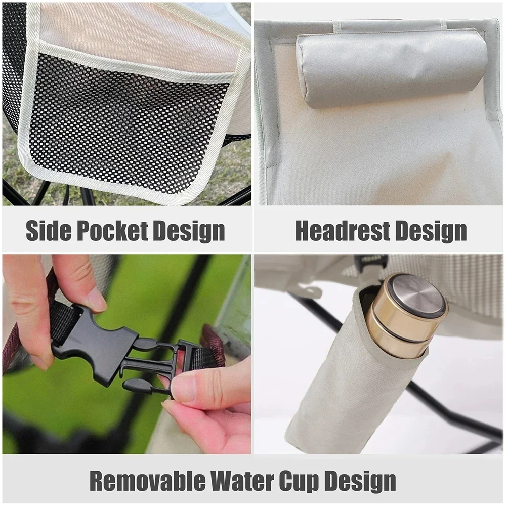 Ultralight Aluminum Alloy Fold - مراجعة Outdoor Camping Hammock Chair وسعره