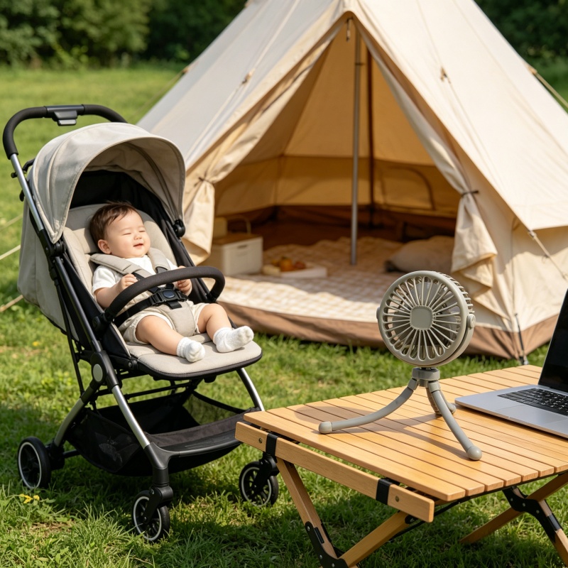 Portable Octopus Tripod Mini F - مراجعة Outdoor Camping Fans وسعره